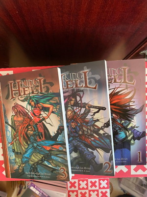 King of Hell manga volumes 1-3 new, first edition