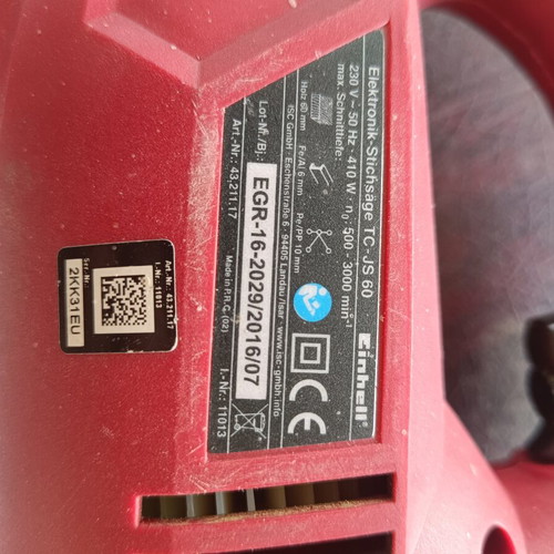Einhell jigsaw used, German quality