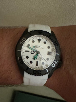 Seiko custom αυτόματο ρολόι Black & White με μηχανισμό NH35, 40mm