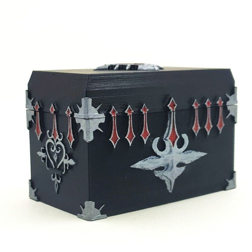 Kingdom Hearts Black Box 3D printed chest new, hand painted
