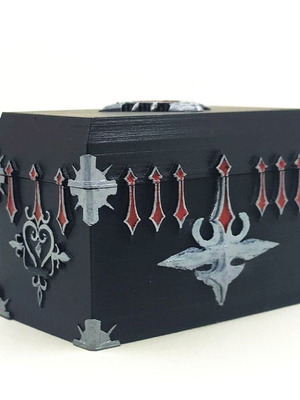 Kingdom Hearts Black Box 3D printed chest new, hand painted