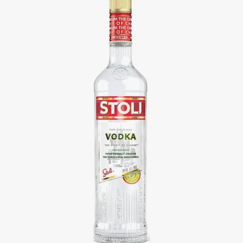Stoli Vodka new, crystal clear and premium