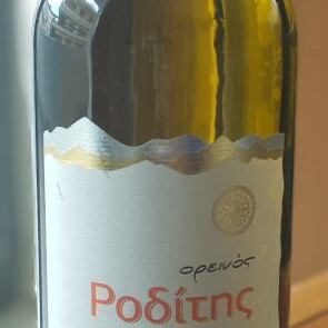 Roditis white dry wine PDO Patras 2024 750ml new, sealed