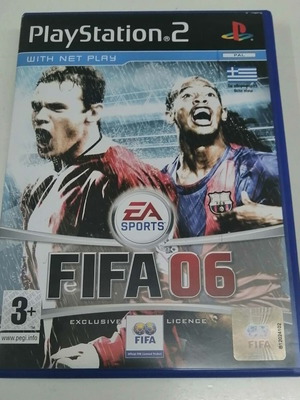 FIFA 06 παιχνίδι PS2 μεταχειρισμένο, ελληνική έκδοση με βιβλιαράκι