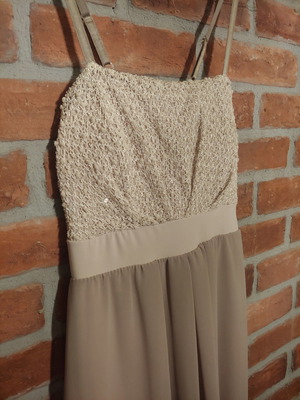Italian dress new, size M, beige with sequined bust