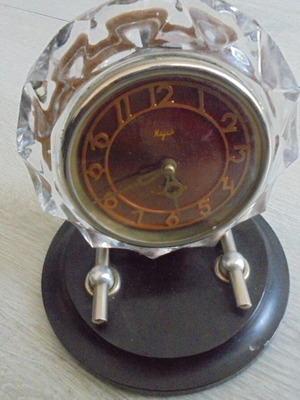 Mayak Soviet Vintage Table Clock Mechanical Used