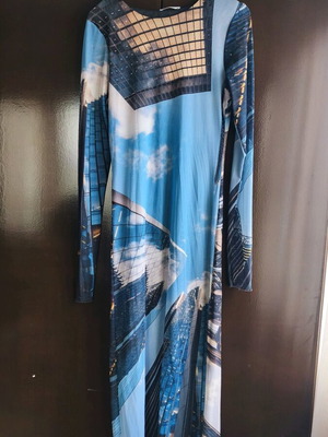Zara dress like new, size M, blue and turquoise