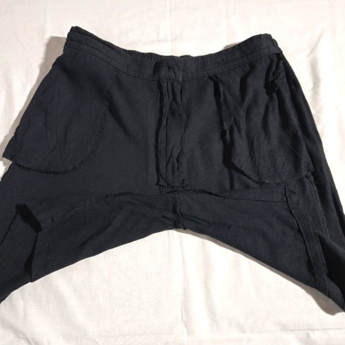 Black bermuda shorts in wide straight line like new, size S/M
