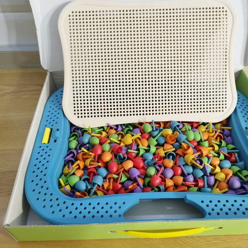 Quercetti Fanta Color Design construction toy like new, plastic