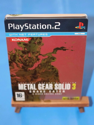 Metal Gear Solid 3 Snake Eater Limited Edition PS2 Steelbook like new