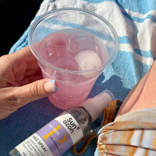 SUN OZON Pre-Sun Face Spray with Melanin This is a delivery with boxnow!