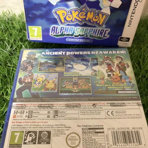 Pokémon Alpha Sapphire Nintendo 3DS new, sealed game with metal case
