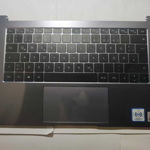 Huawei MateBook D 14 Bottom Case Assembly used with keyboard and touchpad