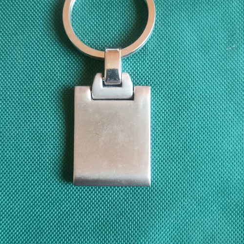 Vintage Hyundai metallic keychain, New Old Stock (NOS), 33g curved design