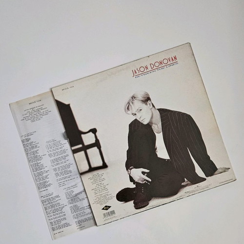 Jason Donovan Between The Lines vinyl record like new