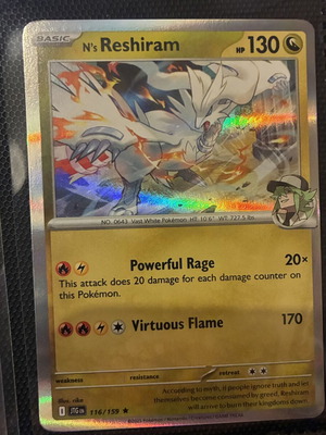 Pokemon TCG N’s Reshiram card new