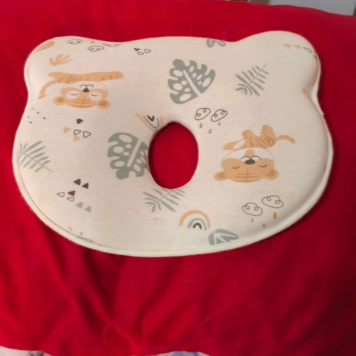 Baby Sleep Pillow Anatomical with Tiger Design like new