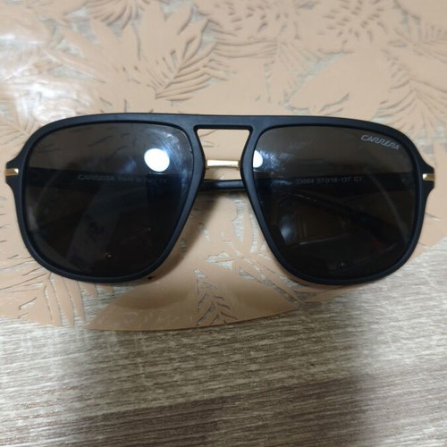 Carrera 23004 men's sunglasses, black with gold details