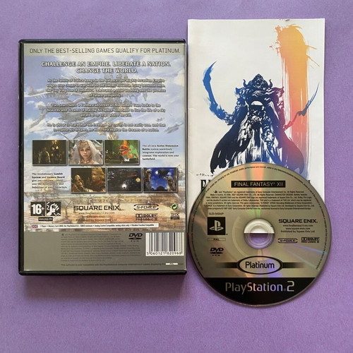 Final Fantasy XII PlayStation 2 game used, Platinum Edition