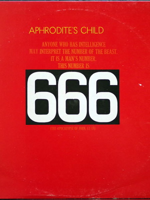 Aphrodite's Child 666 LP μεταχειρισμένο, ροκ