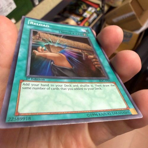Κάρτα Yu-Gi-Oh Reload gold 1 edition IOC-045 σαν καινούργιο