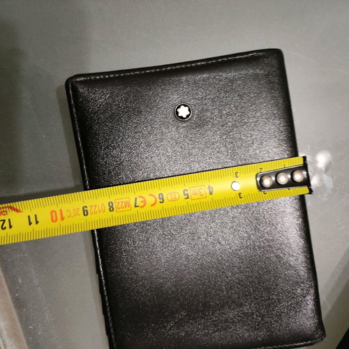 Montblanc wallet unused, black