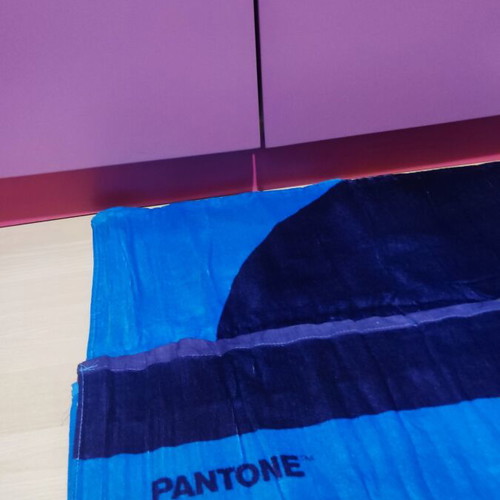 Pantone beach towel new, 75x150 cm, blue shades