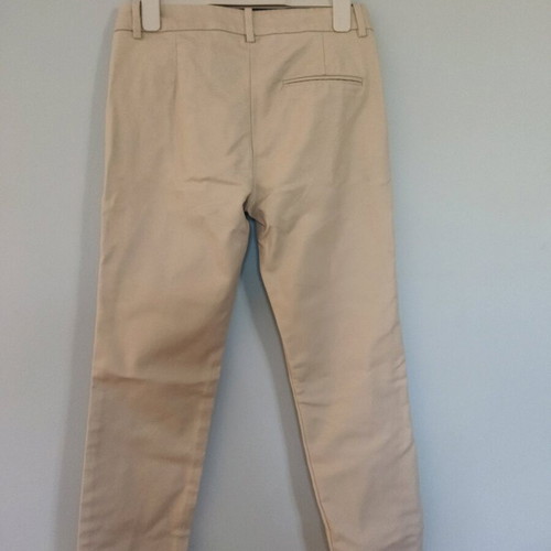 Zara fabric pants like new, beige, size XS