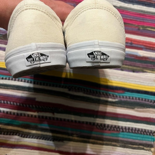 Vans Old Skool men's low sneakers white cream like new size 45