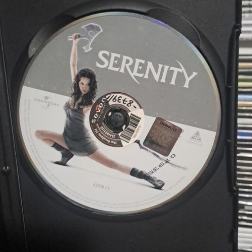 Serenity DVD used, action, adventure, sci-fi with subtitles
