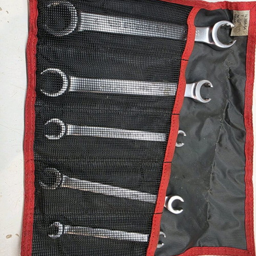 Facom flare nut wrenches set with 15° angle 8-24mm used