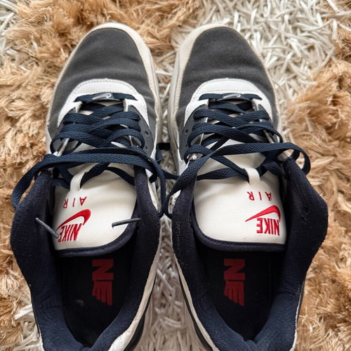 Nike Air Max Ltd sneakers used, size 46, white and blue