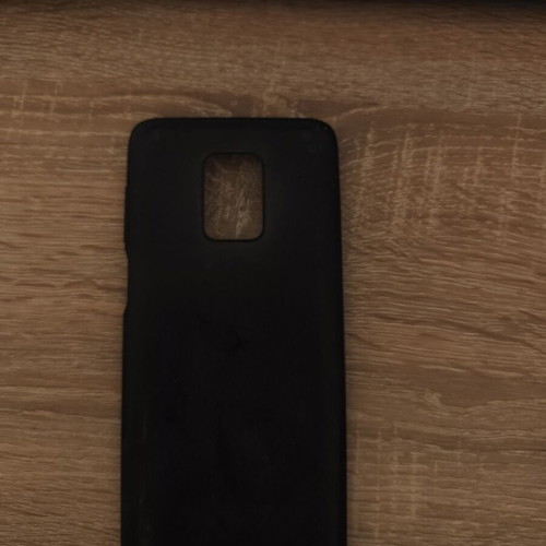 Redmi Note 9 Pro silicone case like new, black translucent