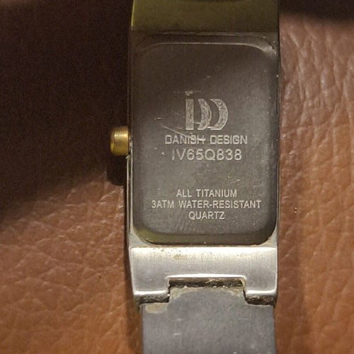 Danish Design IV65Q838 Two-Tone Titanium Quartz Watch