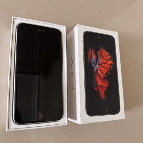 iPhone 6S Space Gray 16 GB used with box, screen defect