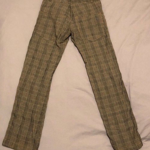 Pants PX checkered 32 brown used
