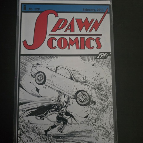 Spawn #228 Sketch B&W Variant Comic New