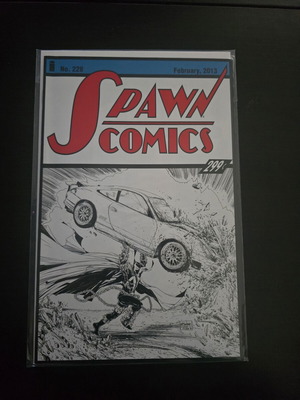 Spawn #228 Sketch B&W Variant Comic New