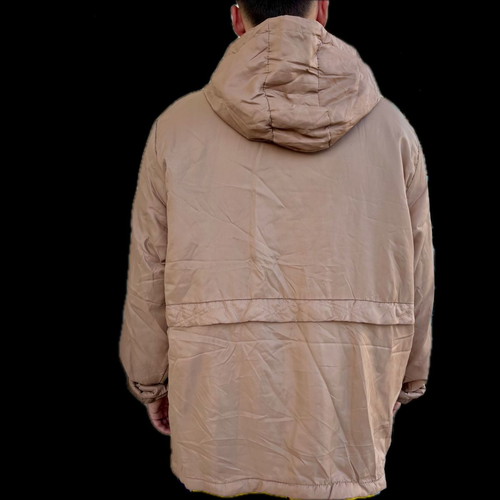Μπουφάν Damart μπεζ καινούργιο XXL unisex με αποσπώμενη κουκούλα