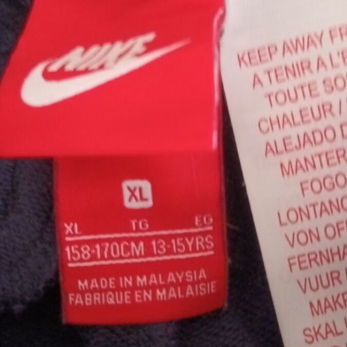 Nike kids' shorts used, blue and green, XL 13-15 years