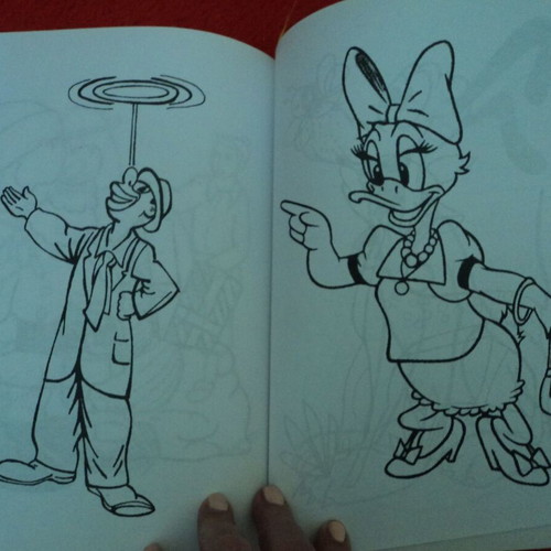 Mickey Disney cover and 7 internal sketch illustrations used