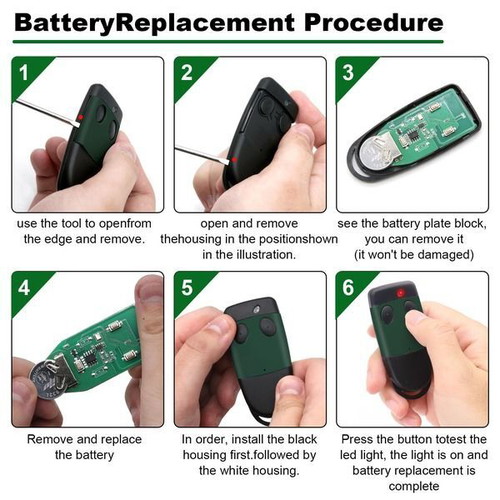Cardin S449 433.92 MHz 2-channel remote control