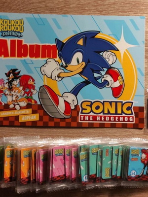 Koukou Roukou Sonic The Hedgehog Complete Sticker Set like new