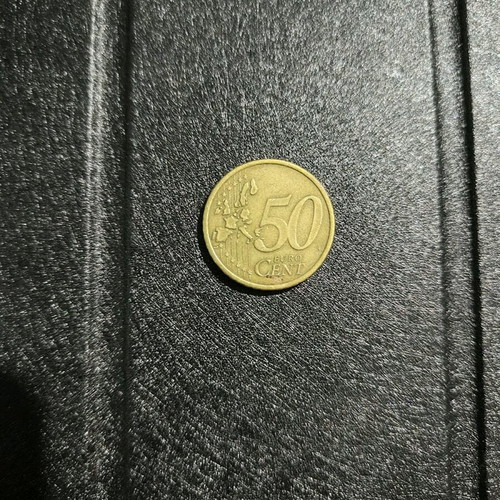Finnish collectible 50 cent coin like new, year 2000 mint