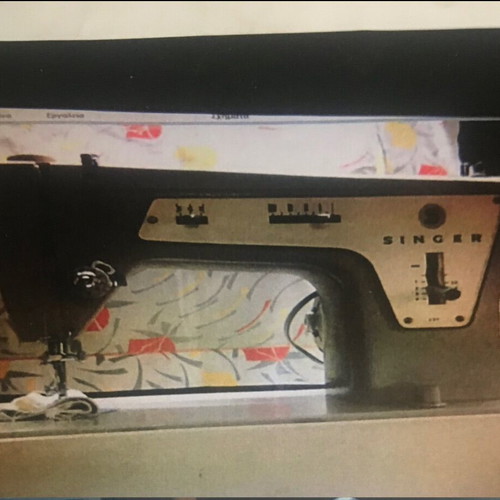 Singer electric sewing machine used