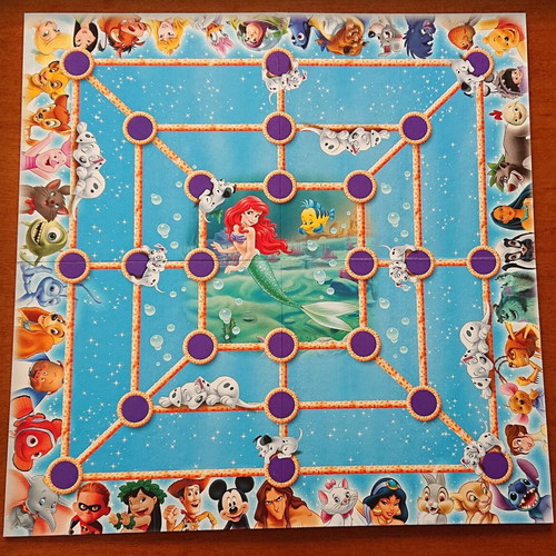 Disney Trefl board game like new with various games and missing parts