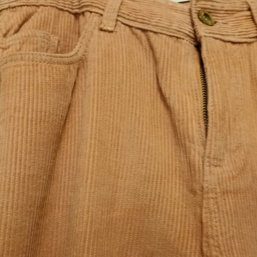 Corduroy pants size M like new, apricot color