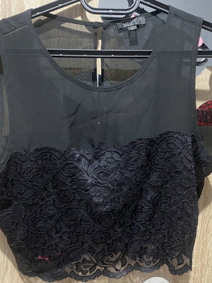 Black top size M like new