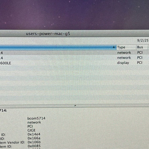 Apple Power Mac G5 a1177 2.0GHz Dual Core Desktop with Apple Cinema Display 20” used