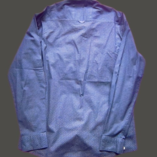 Code Men's Long Sleeve Shirt XXL Navy Blue New